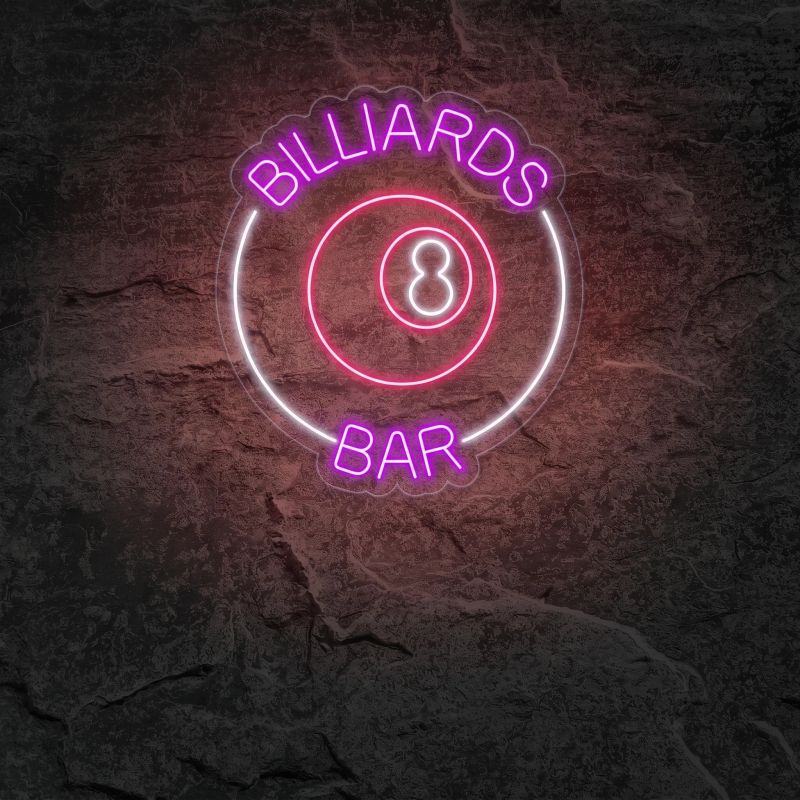 Néon Billard 8 Ball Bar - Néon personnalisé NeonStar