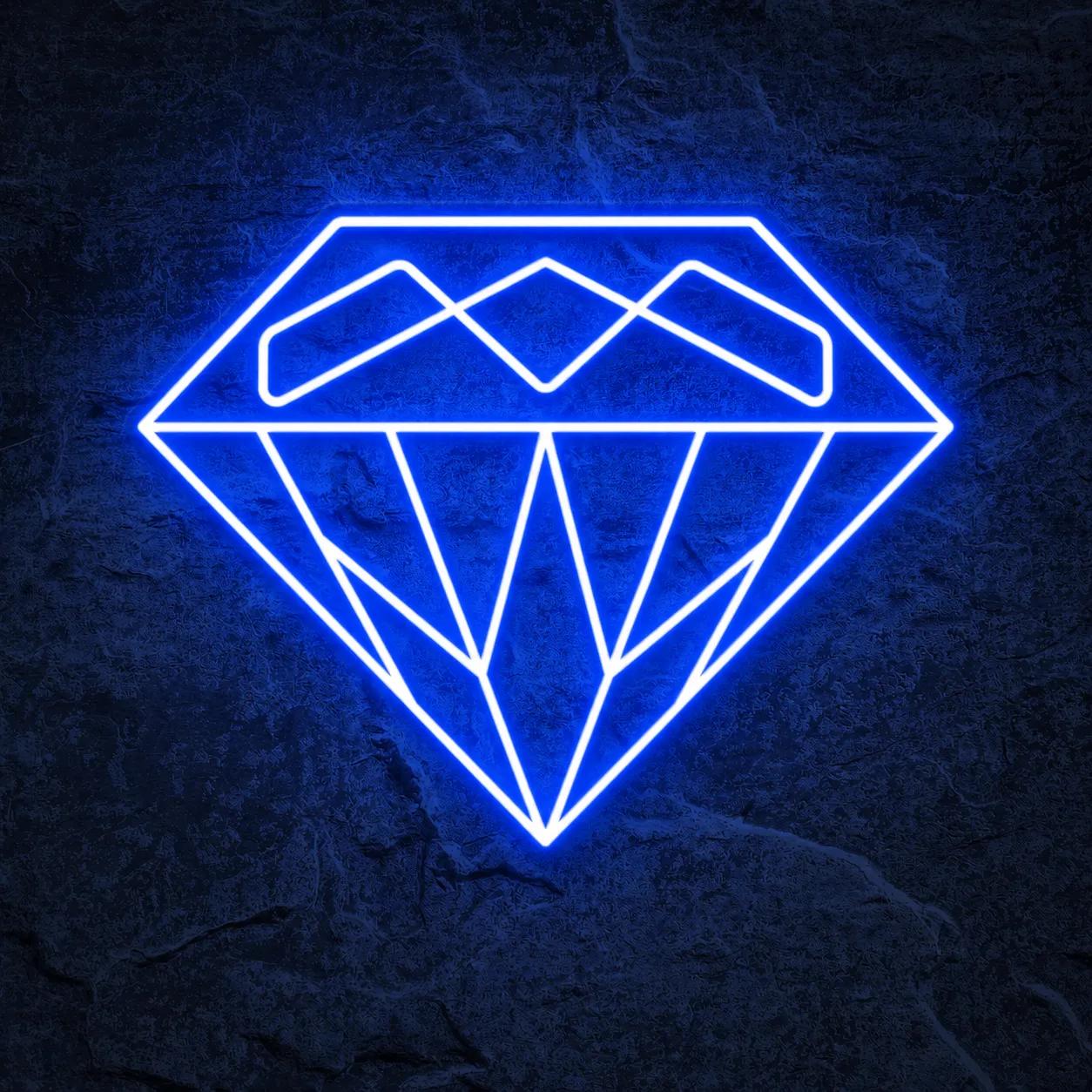 Néon Diamant Vert - Néon personnalisé NeonStar