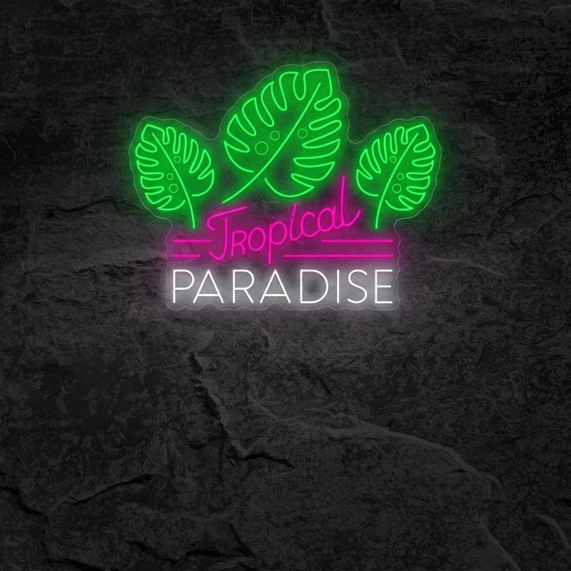 Néon Tropical Paradise - Néon personnalisé NeonStar