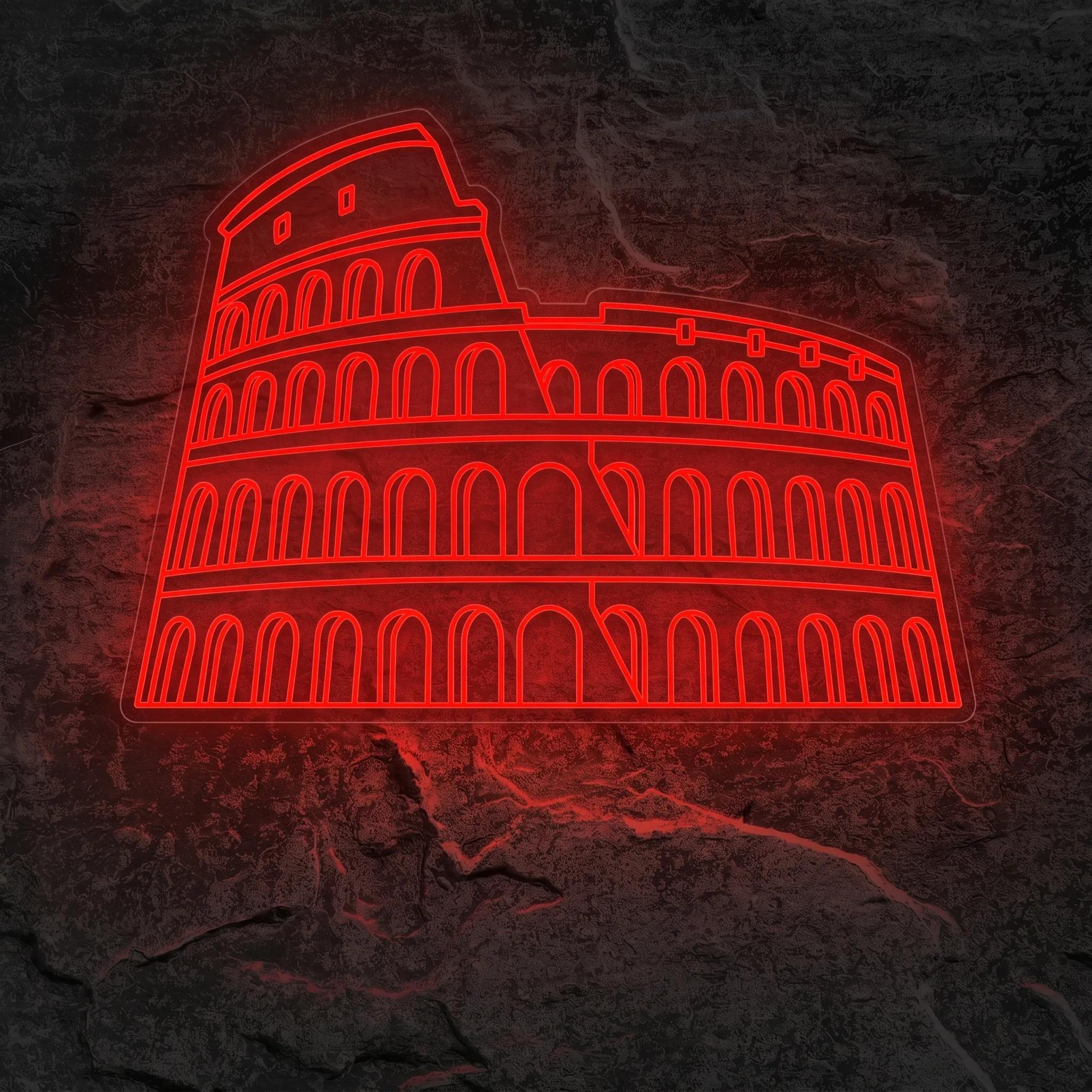 Néon Colisée De Rome - Néon personnalisé NeonStar