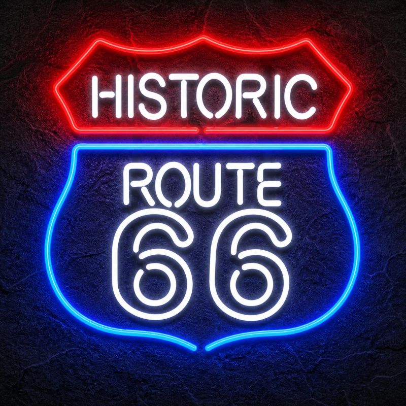 Néon Historic Route 66 - Néon personnalisé NeonStar