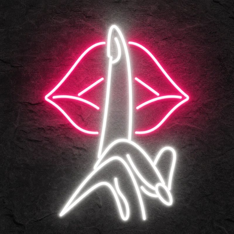 Néon Bouche Chuute - Néon personnalisé NeonStar