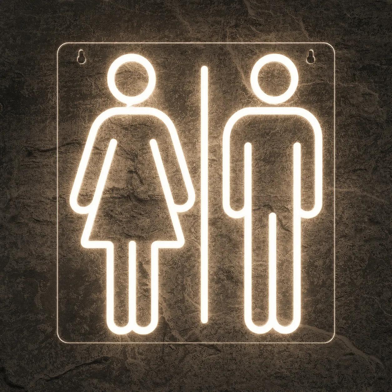 Néon WC Toilettes - Néon personnalisé NeonStar