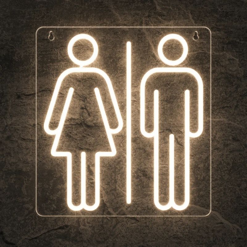 Néon WC Toilettes - Néon personnalisé NeonStar