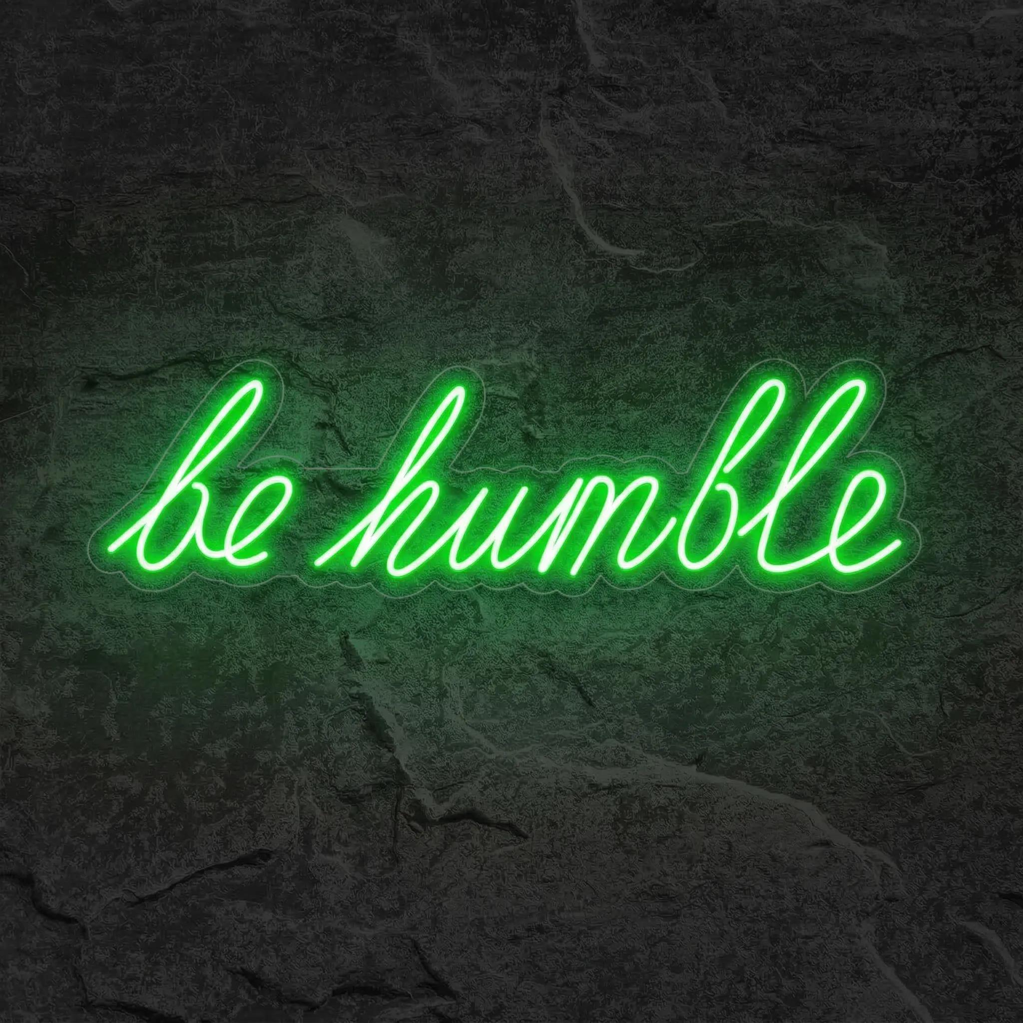 Néon Be Humble - Néon personnalisé NeonStar