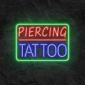 Miniature Néon Piercing Tattoo - Néon personnalisé