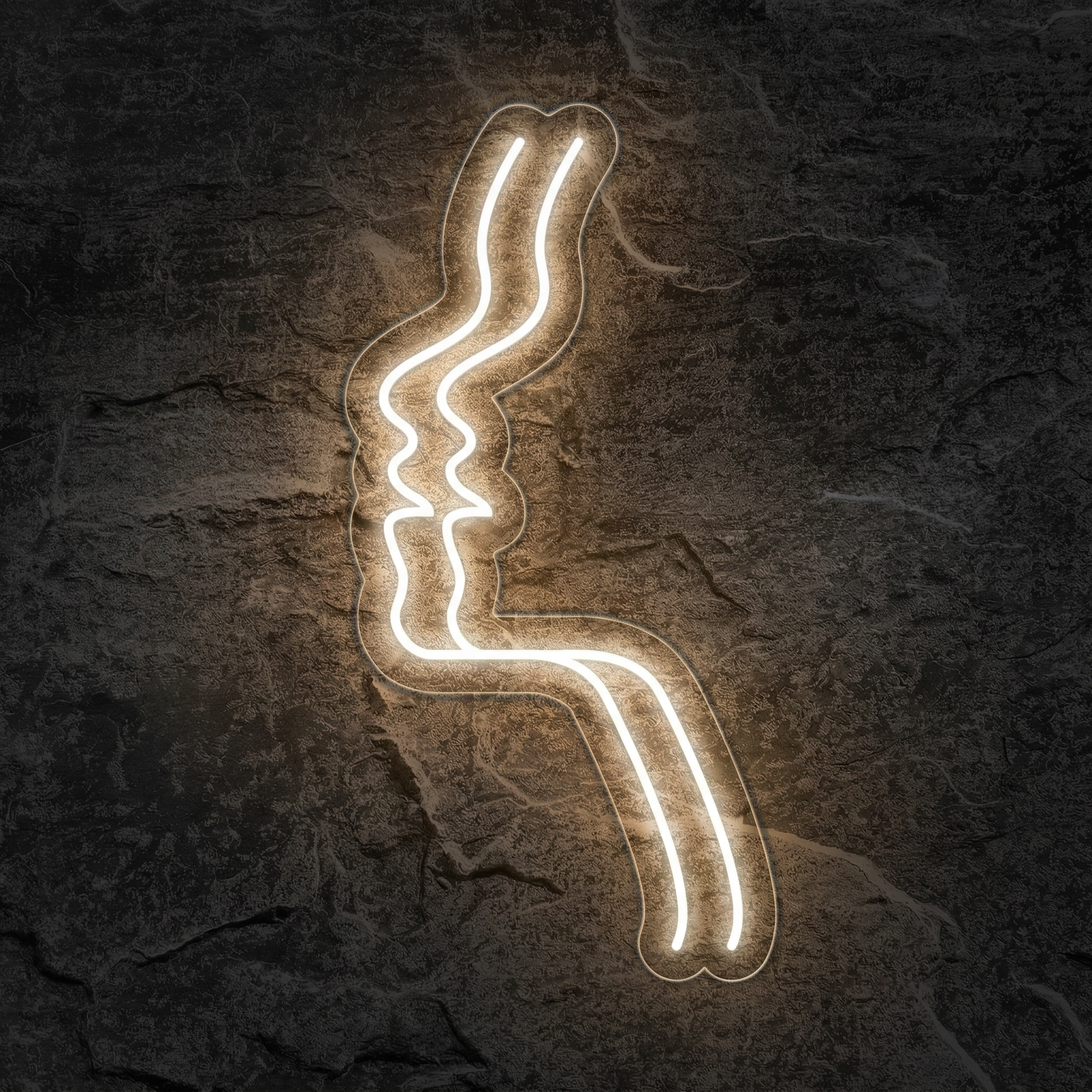 Néon Visage Abstrait - Néon personnalisé NeonStar