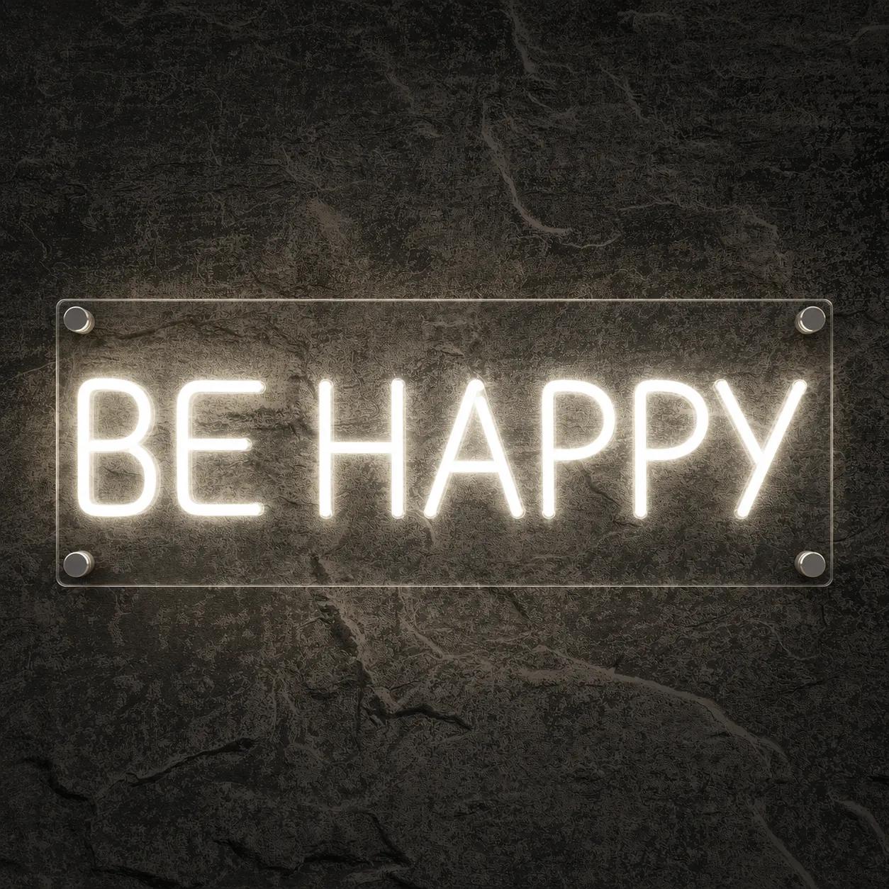 Néon Be Happy - Néon personnalisé NeonStar