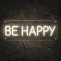 Miniature Néon Be Happy - Néon personnalisé