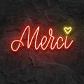 Miniature Néon Merci - Néon personnalisé