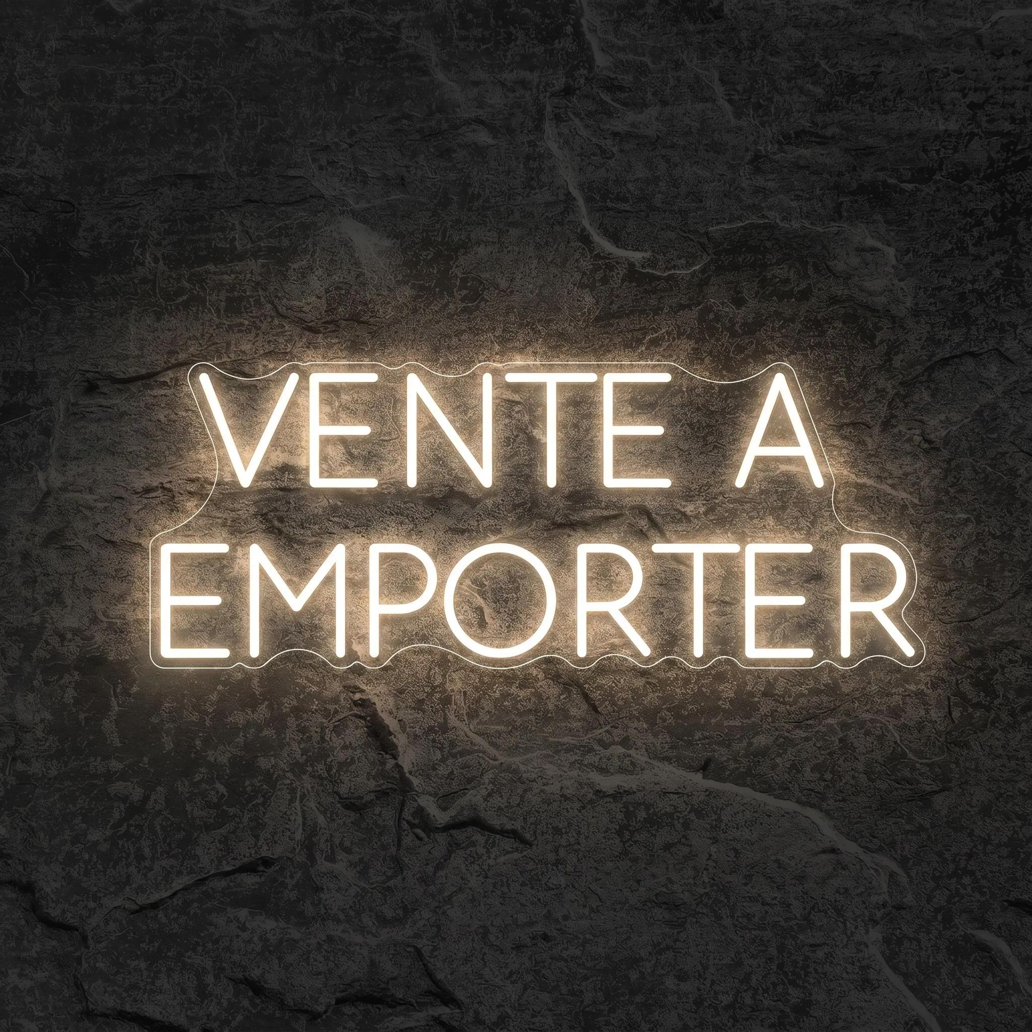 Néon Vente à Emporter - Néon personnalisé NeonStar