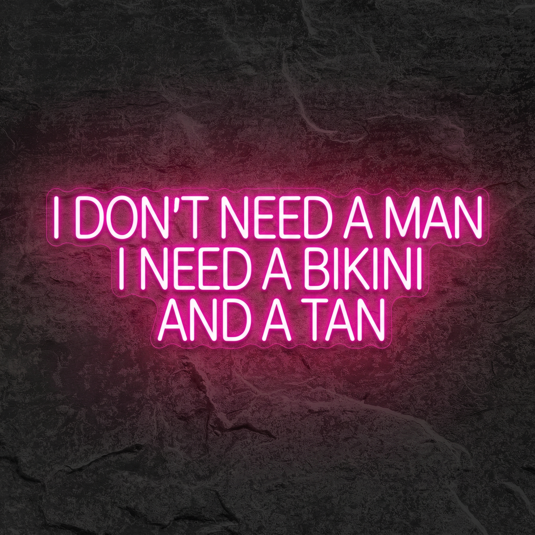 Néon Don't Need a Man - Néon personnalisé NeonStar