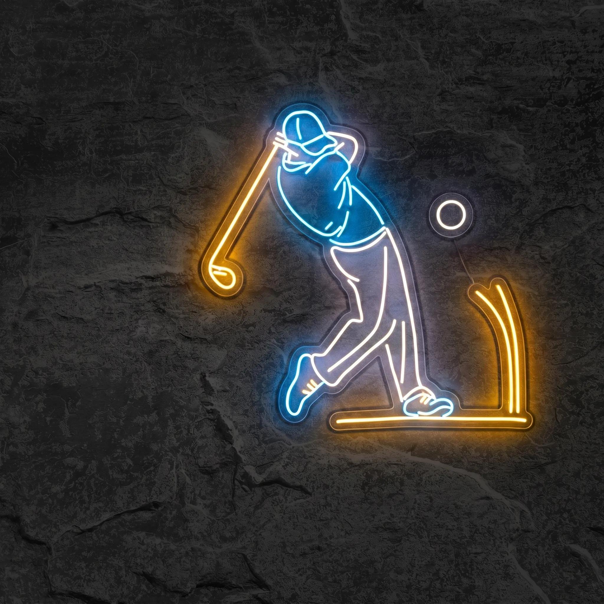 Néon Swing de Golfeur - Néon personnalisé NeonStar
