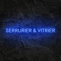 Miniature Néon Serrurier & Vitrier - Néon personnalisé