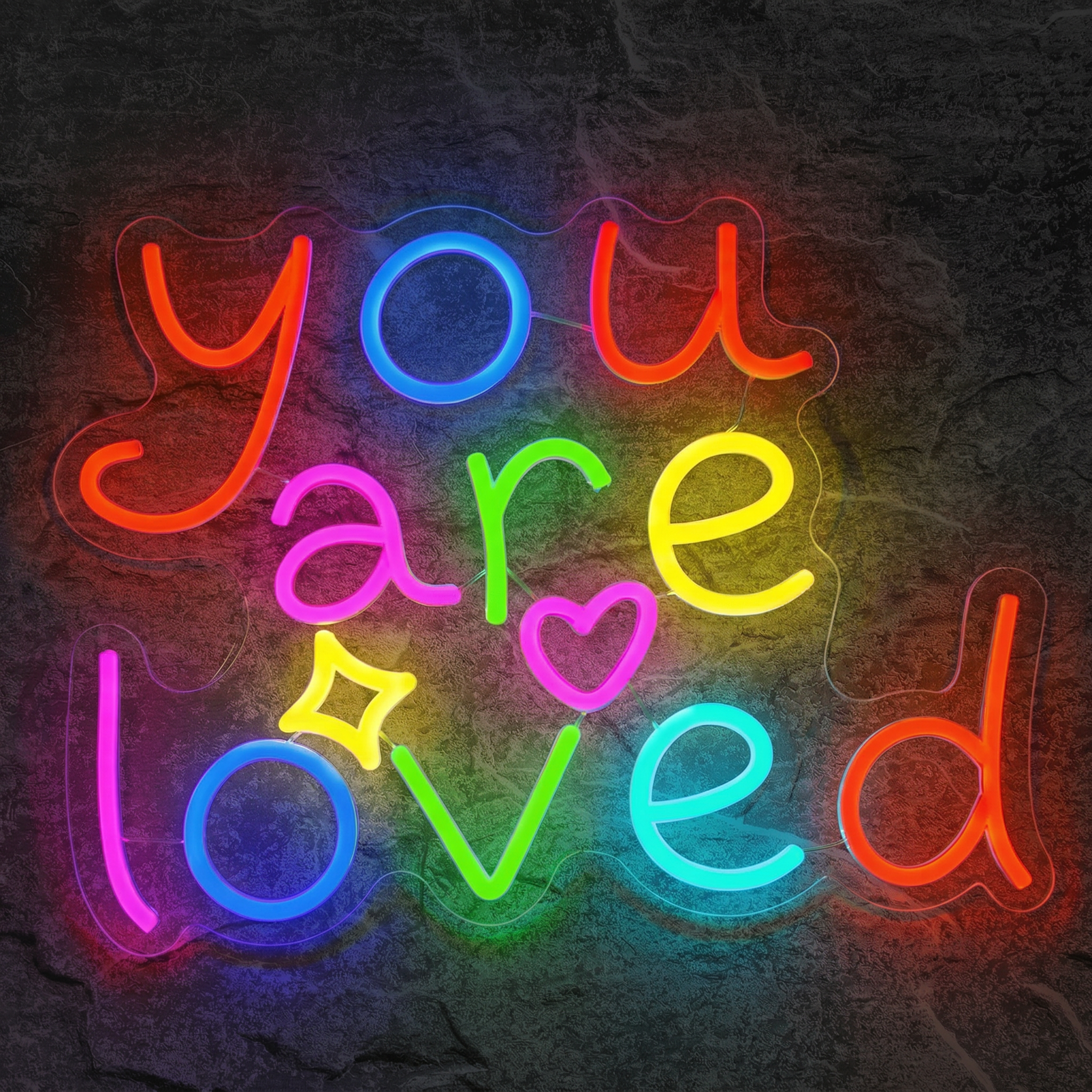 Néon You Are Loved - Néon personnalisé NeonStar