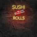 Miniature Néon Sushi Rolls - Néon personnalisé