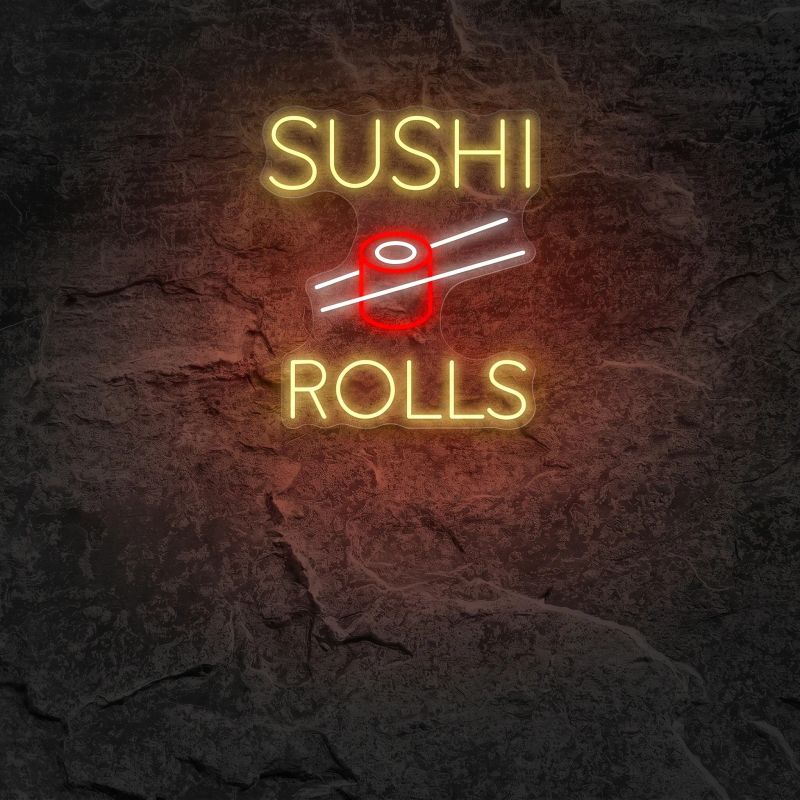 Néon Sushi Rolls - Néon personnalisé NeonStar