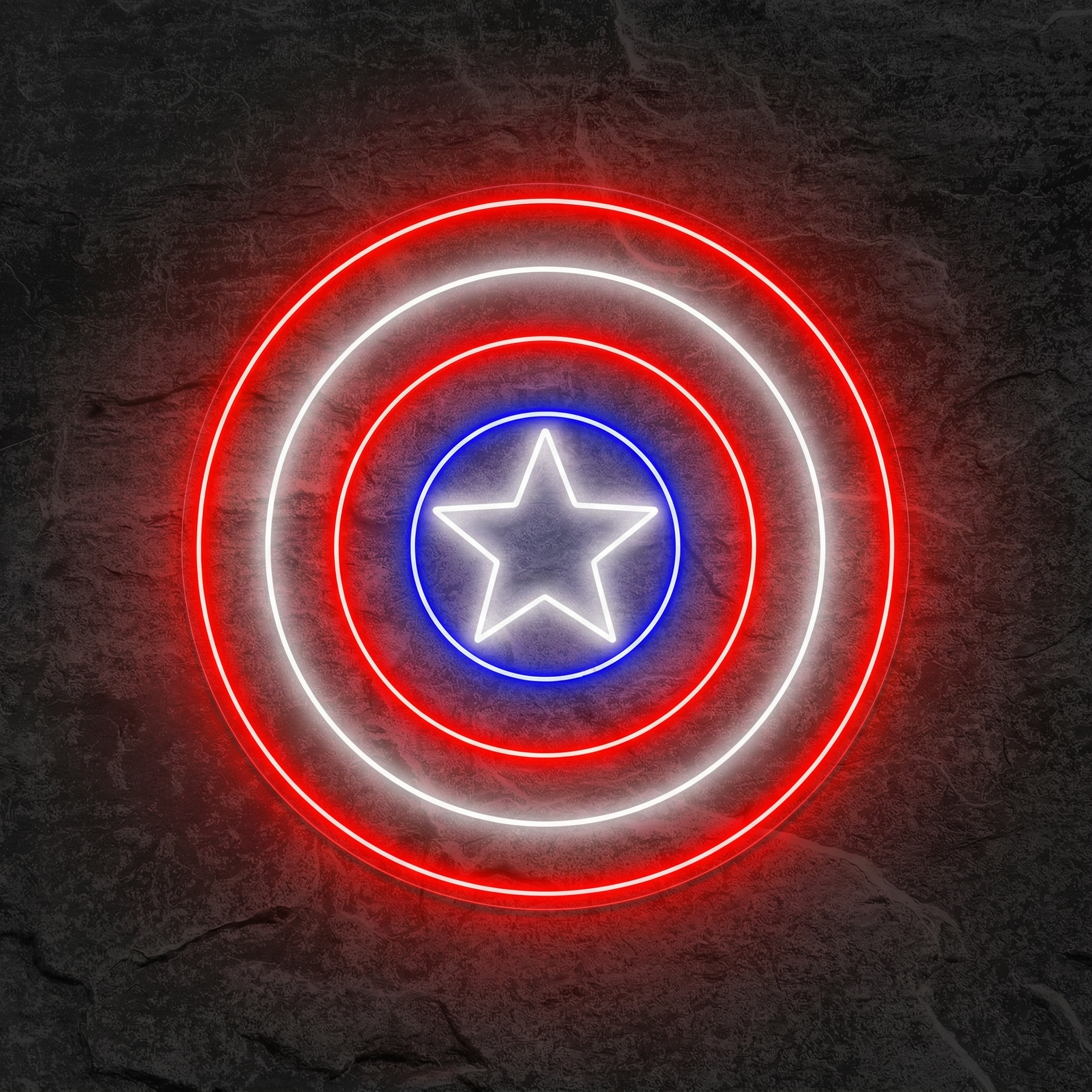 Néon Captain America - Néon personnalisé NeonStar