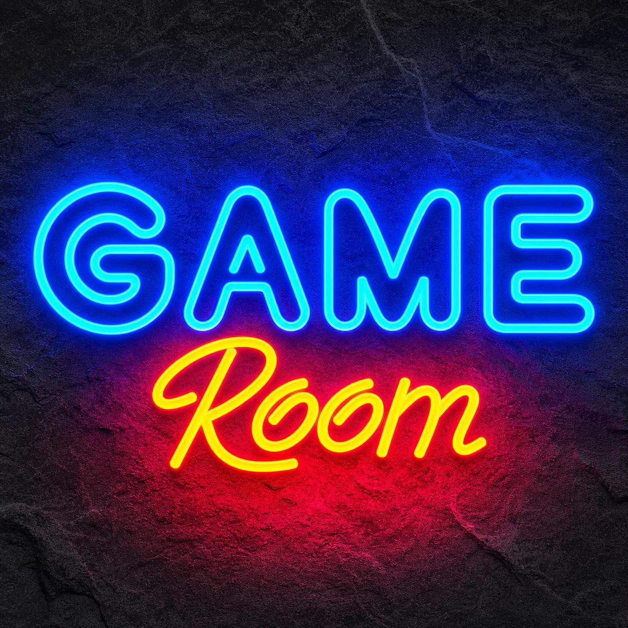 Néon Game Room Bleu et Rouge - Néon personnalisé NeonStar