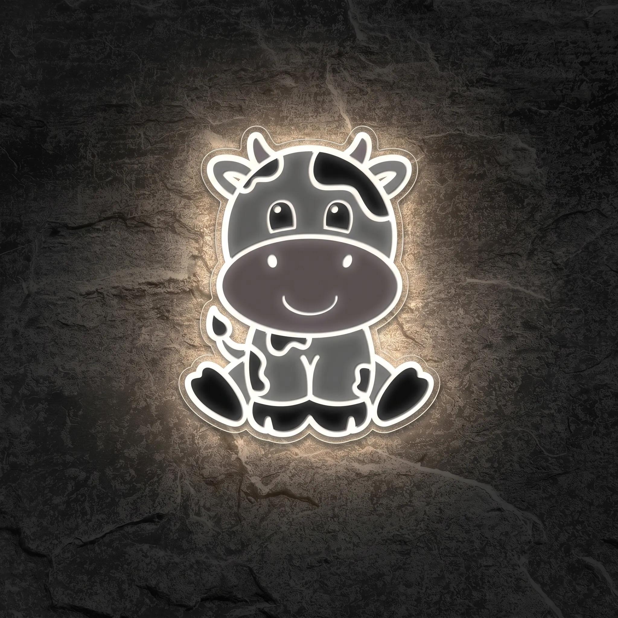 Néon Vache Mignonne - Néon personnalisé NeonStar