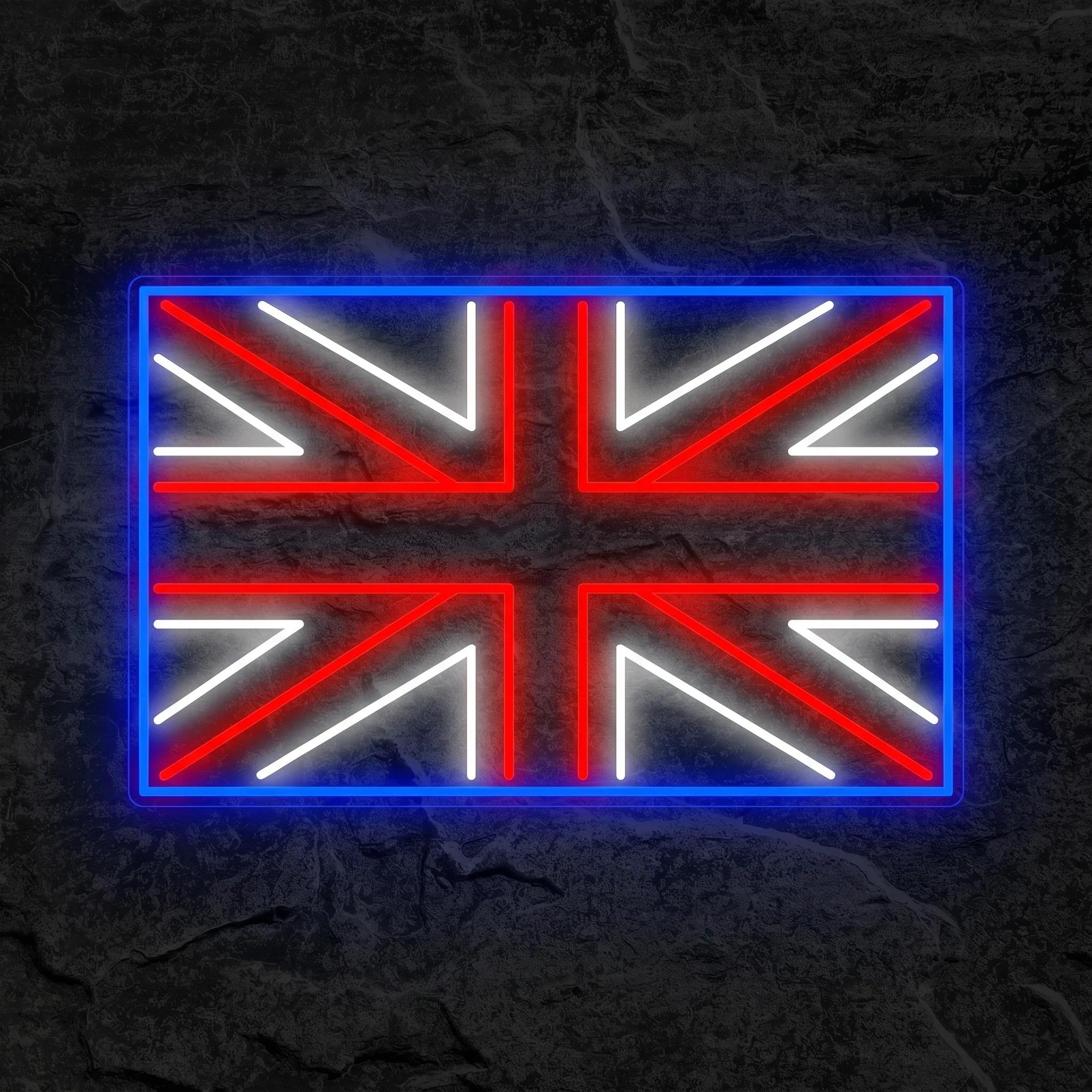 Néon Drapeau du Royaume-Uni - Néon personnalisé NeonStar