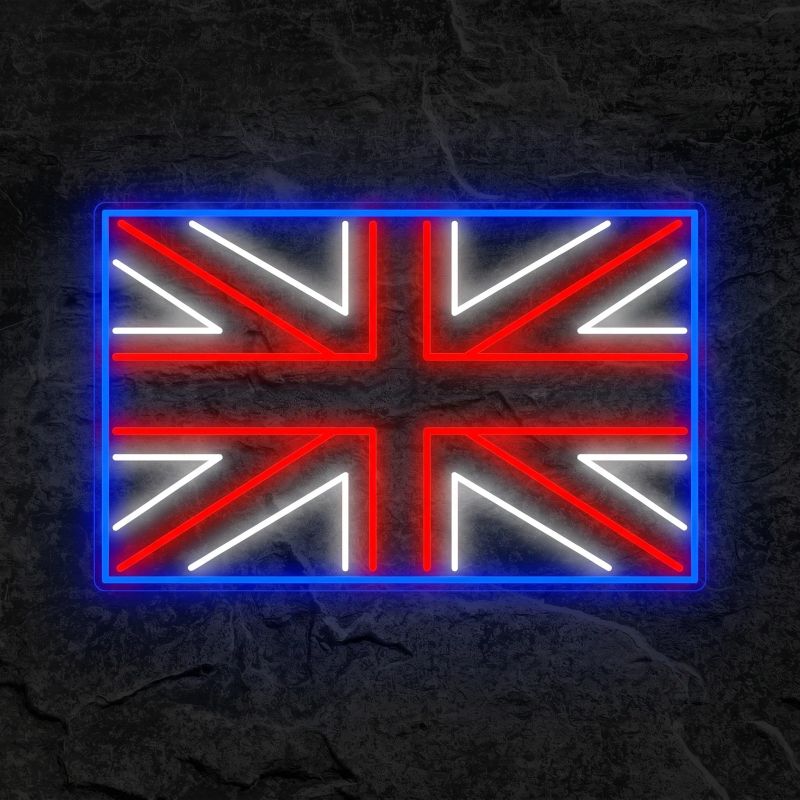 Néon Drapeau du Royaume-Uni - Néon personnalisé NeonStar