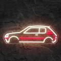 Miniature Néon Peugeot 205 GTI - Néon personnalisé