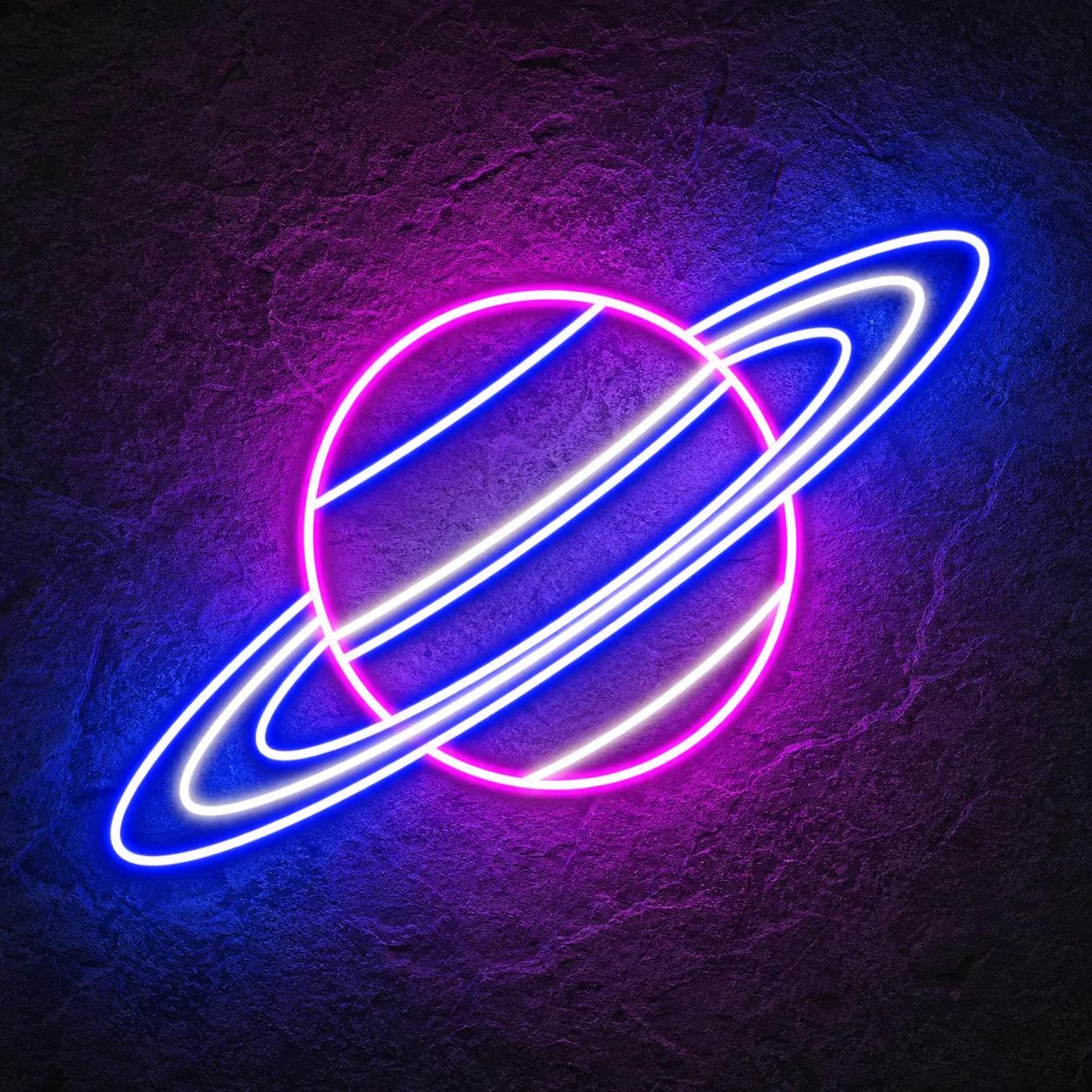 Néon Saturne - Néon personnalisé NeonStar