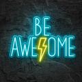 Miniature Néon Be Awesome - Néon personnalisé