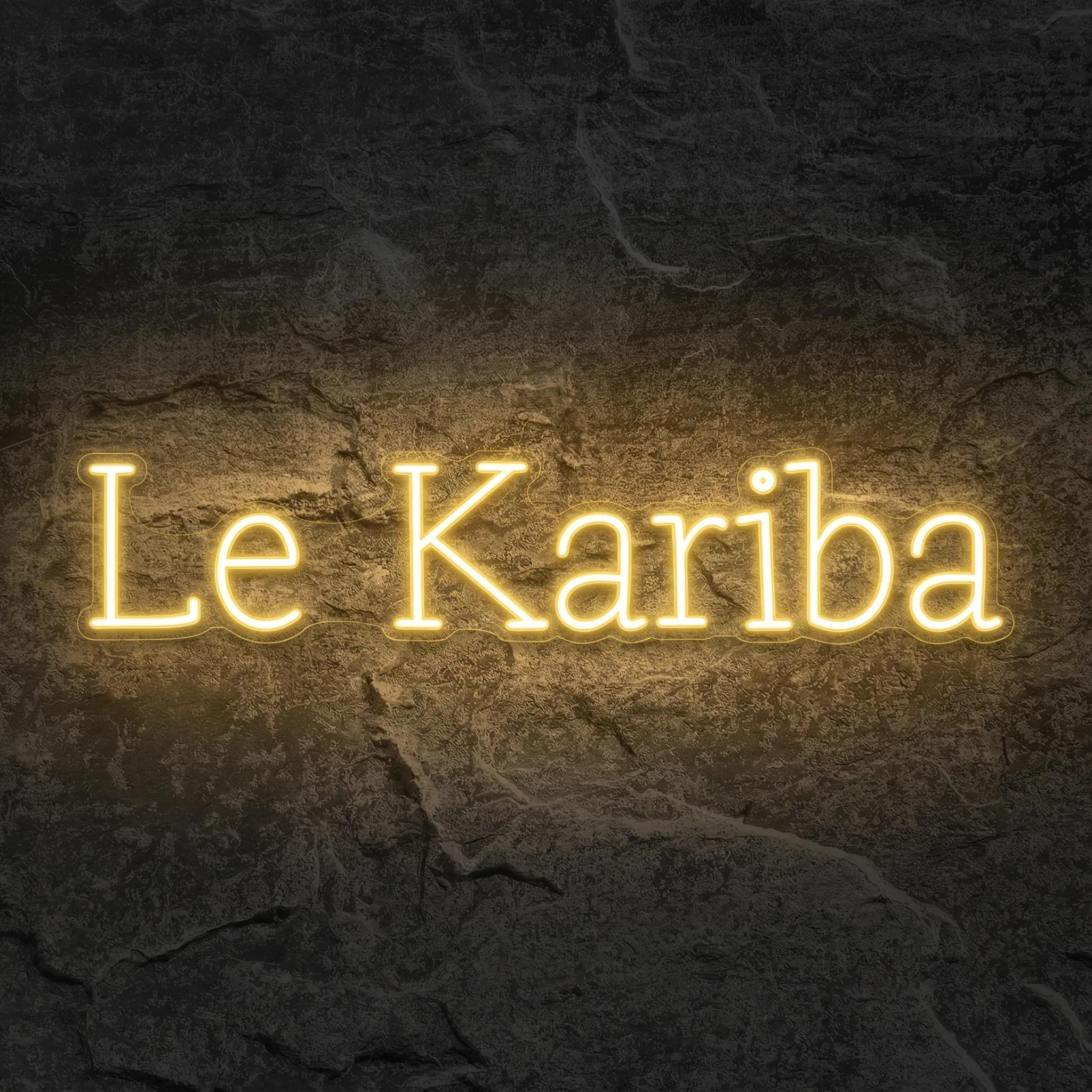 Néon Kariba - Néon personnalisé NeonStar
