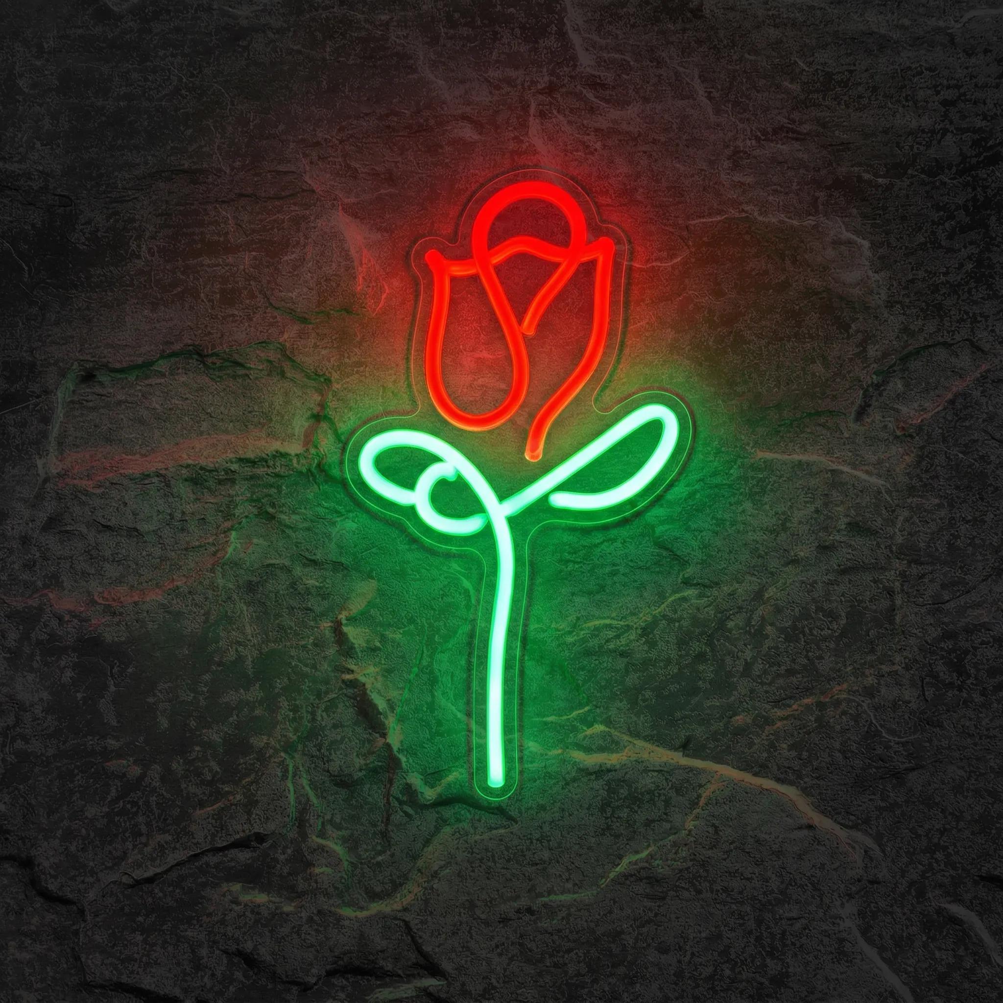 Néon Rose De Table - Néon personnalisé NeonStar