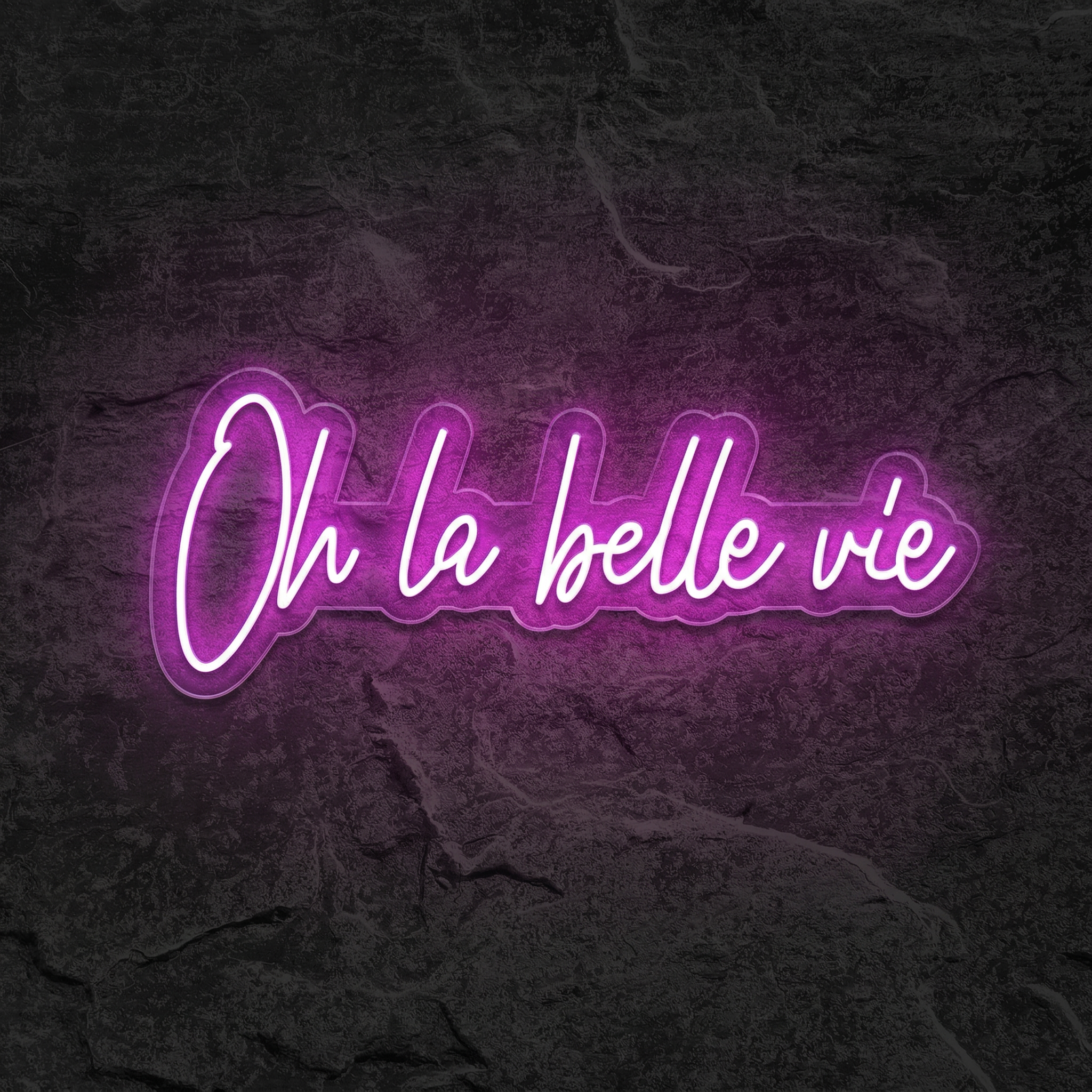 Néon Oh la belle vie - Néon personnalisé NeonStar