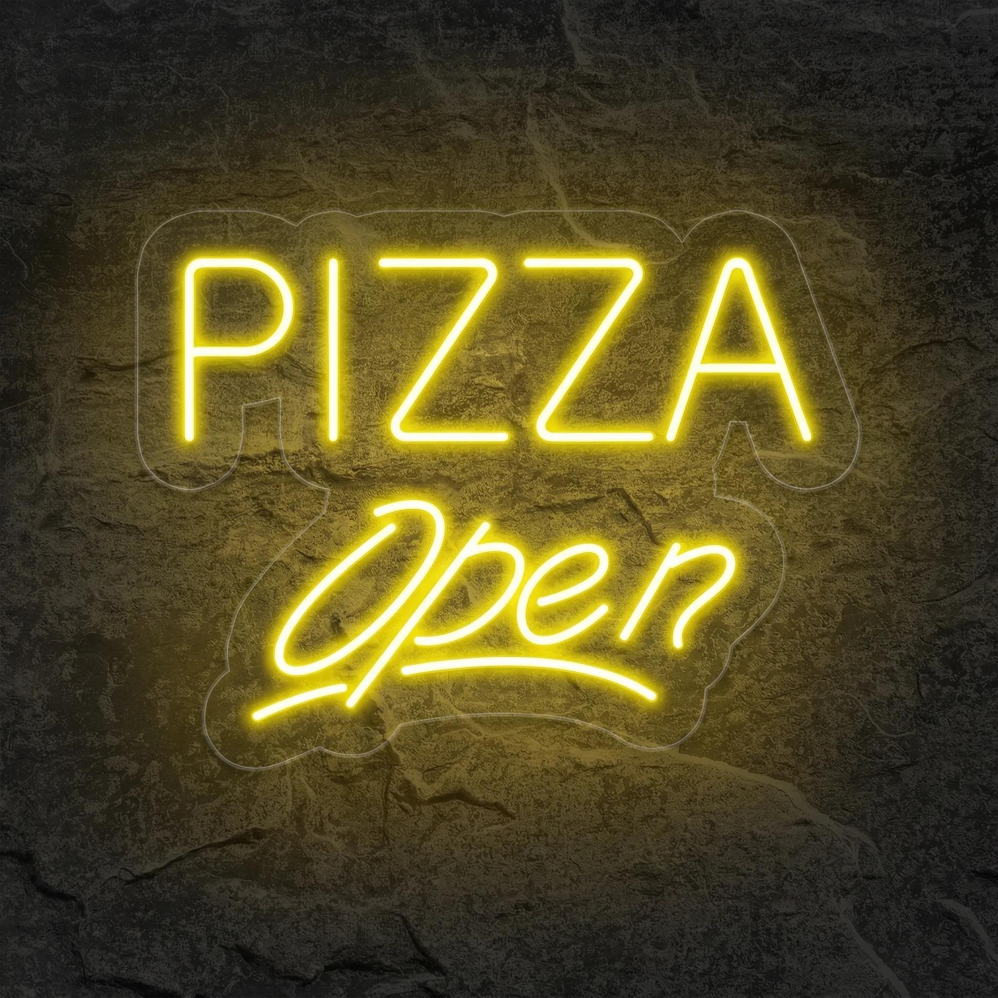 Néon Pizza Open - Néon personnalisé NeonStar