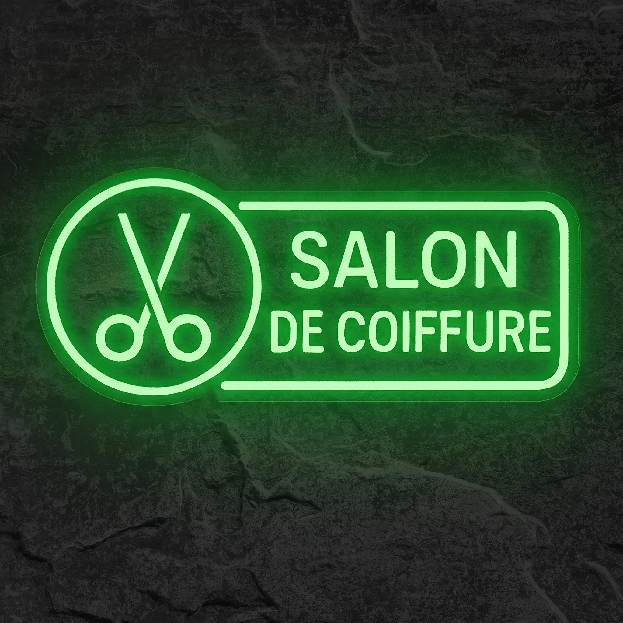 Néon Salon de Coiffure - Néon personnalisé NeonStar