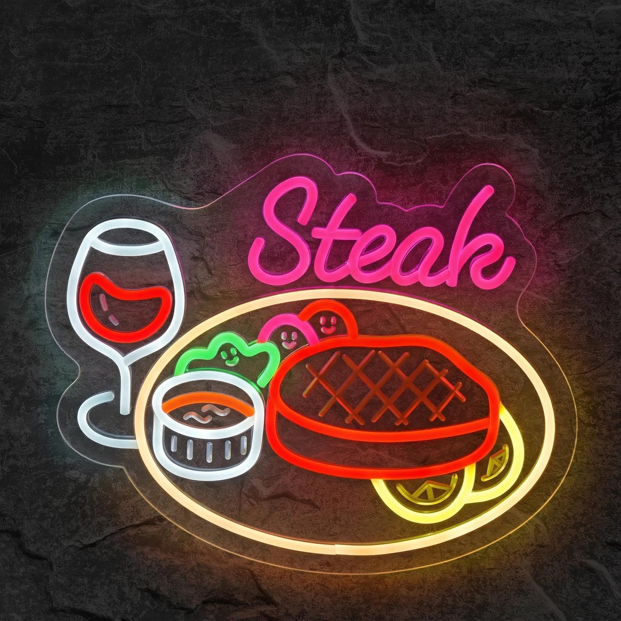 Néon Steak - Néon personnalisé NeonStar