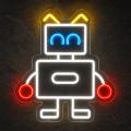 Miniature Néon Robot - Néon personnalisé