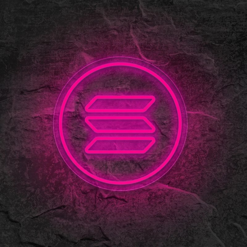 Néon Logo Solana - Néon personnalisé NeonStar