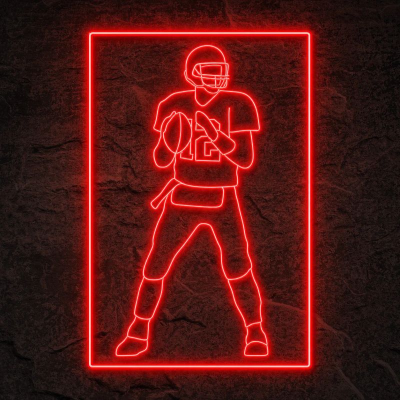 Néon Joueur de Football - Néon personnalisé NeonStar