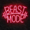 Miniature Néon Beast Mode - Néon personnalisé