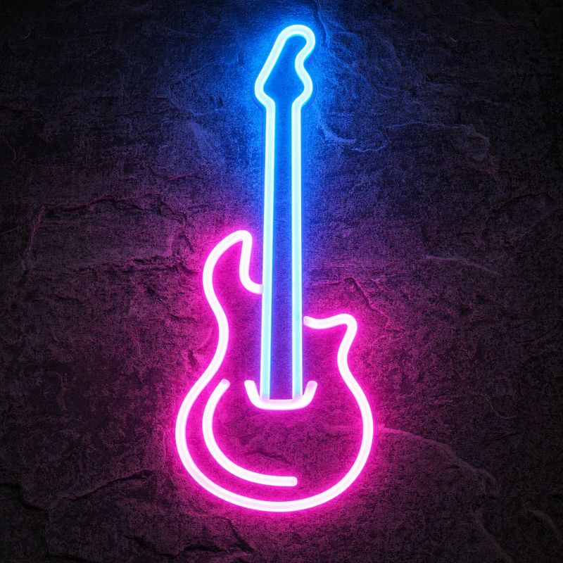 Néon Guitare Électrique - Néon personnalisé NeonStar