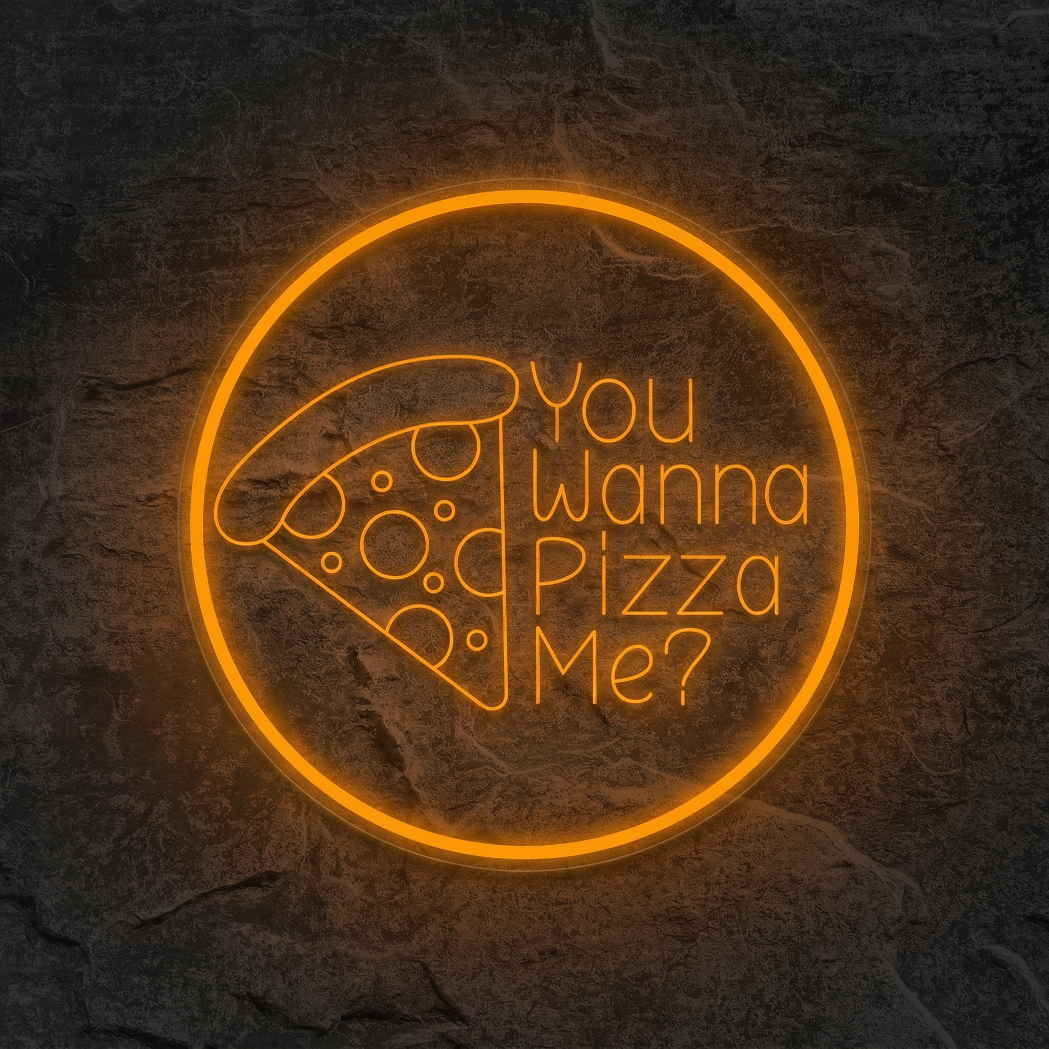 Néon You Wanna Pizza Me? - Néon personnalisé NeonStar