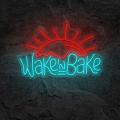 Miniature Néon Wake and Bake - Néon personnalisé
