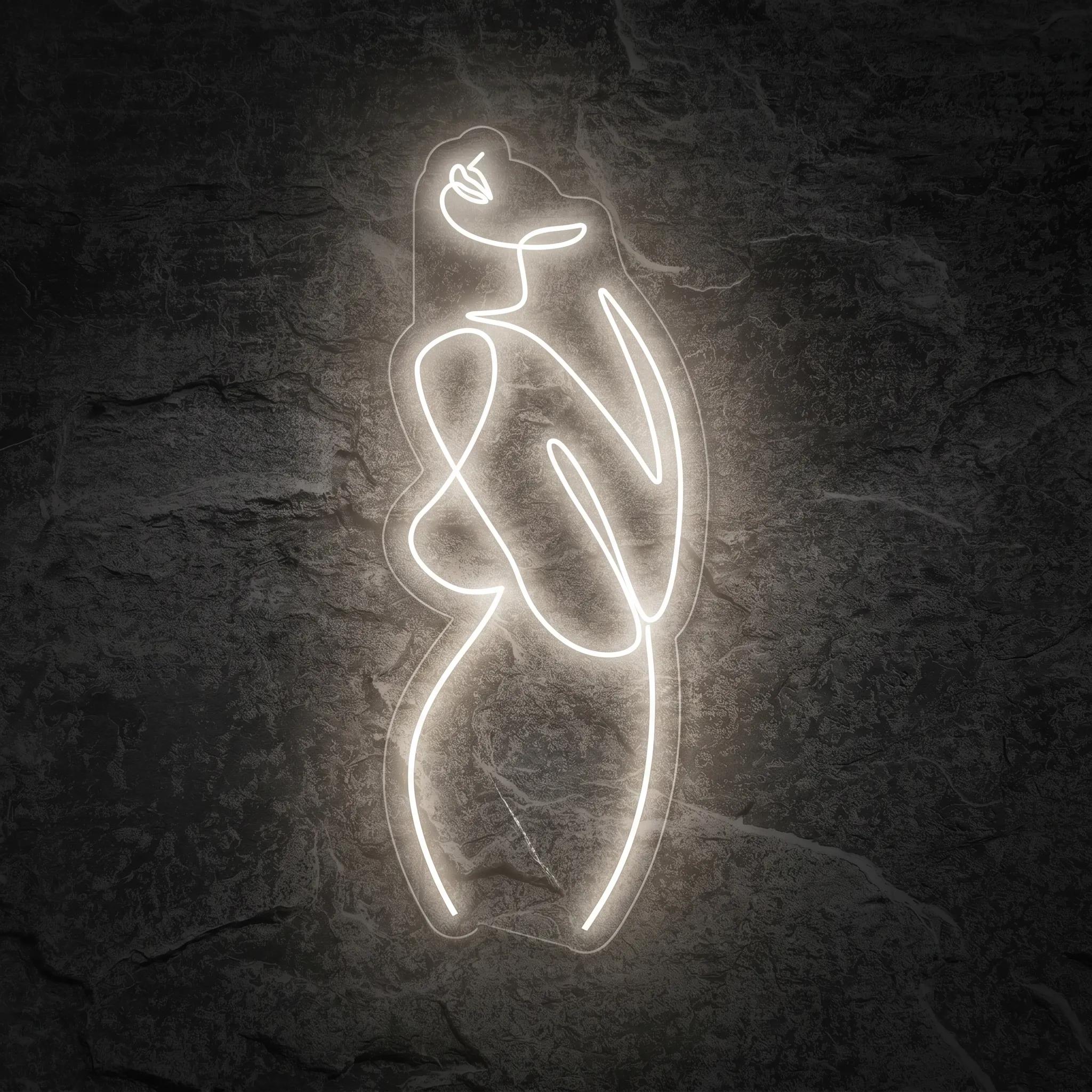 Néon Silhouette De Fille - Néon personnalisé NeonStar