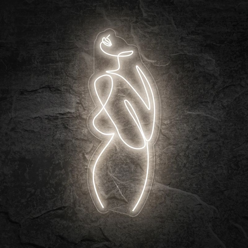 Néon Silhouette De Fille - Néon personnalisé NeonStar