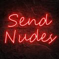 Miniature Néon Send Nudes - Néon personnalisé