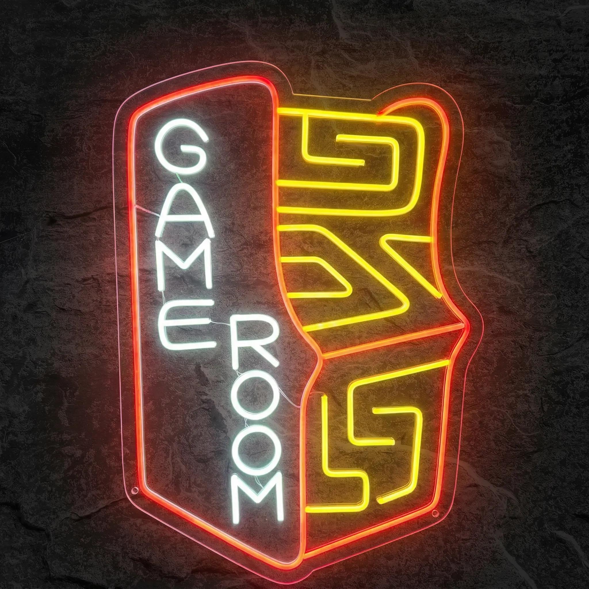 Néon Arcade Game Room - Néon personnalisé NeonStar