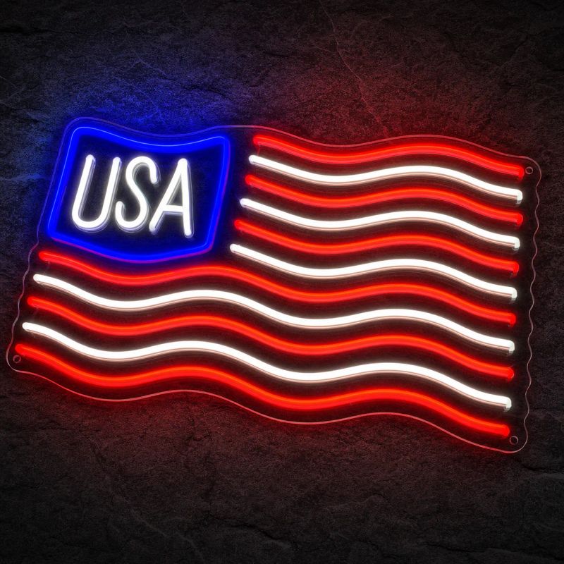 Néon Drapeau USA - Néon personnalisé NeonStar