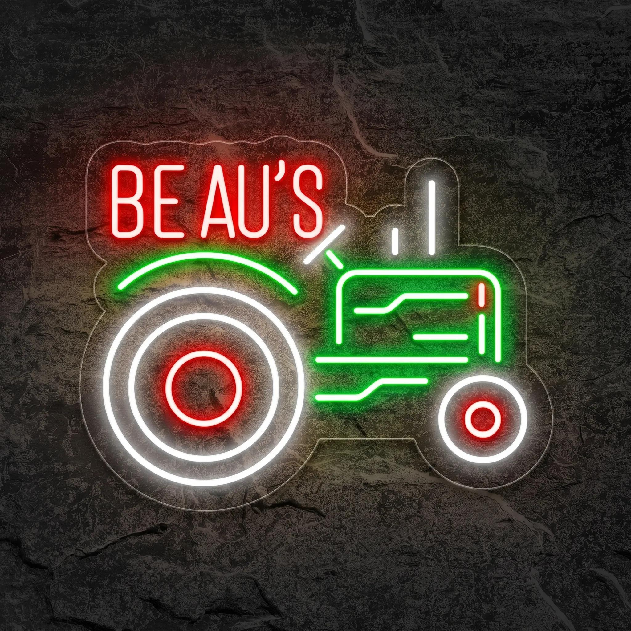 Néon Beau Tracteur - Néon personnalisé NeonStar