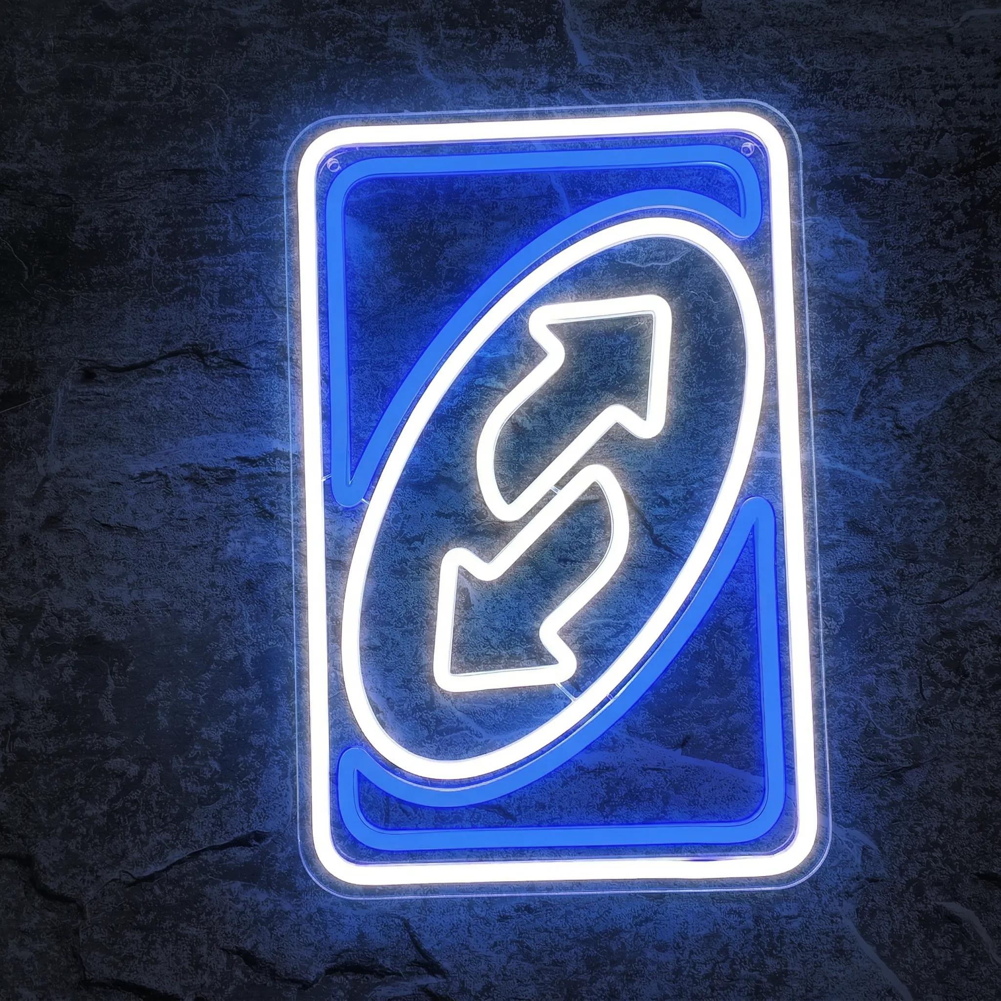 Néon Carte Reverse Uno - Néon personnalisé NeonStar