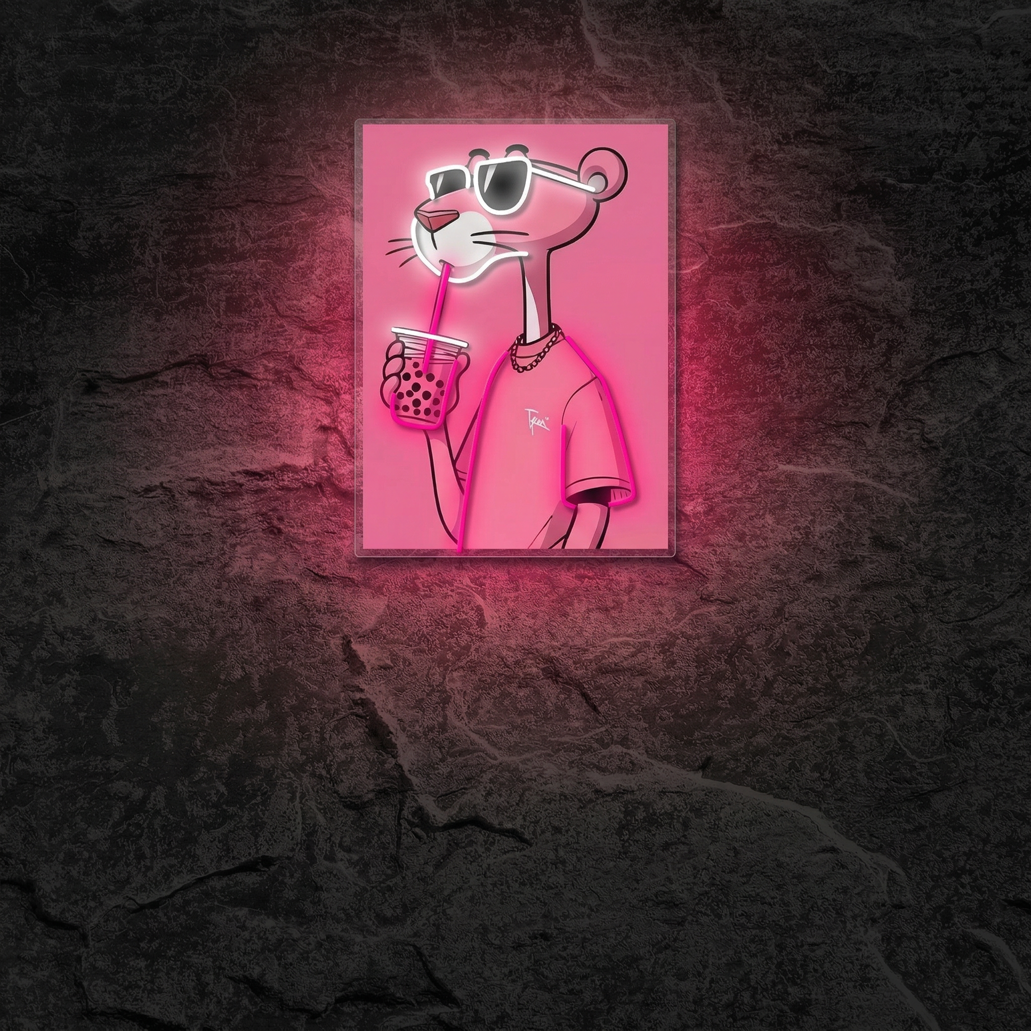 Néon Boba Panthère Cool - Néon personnalisé NeonStar